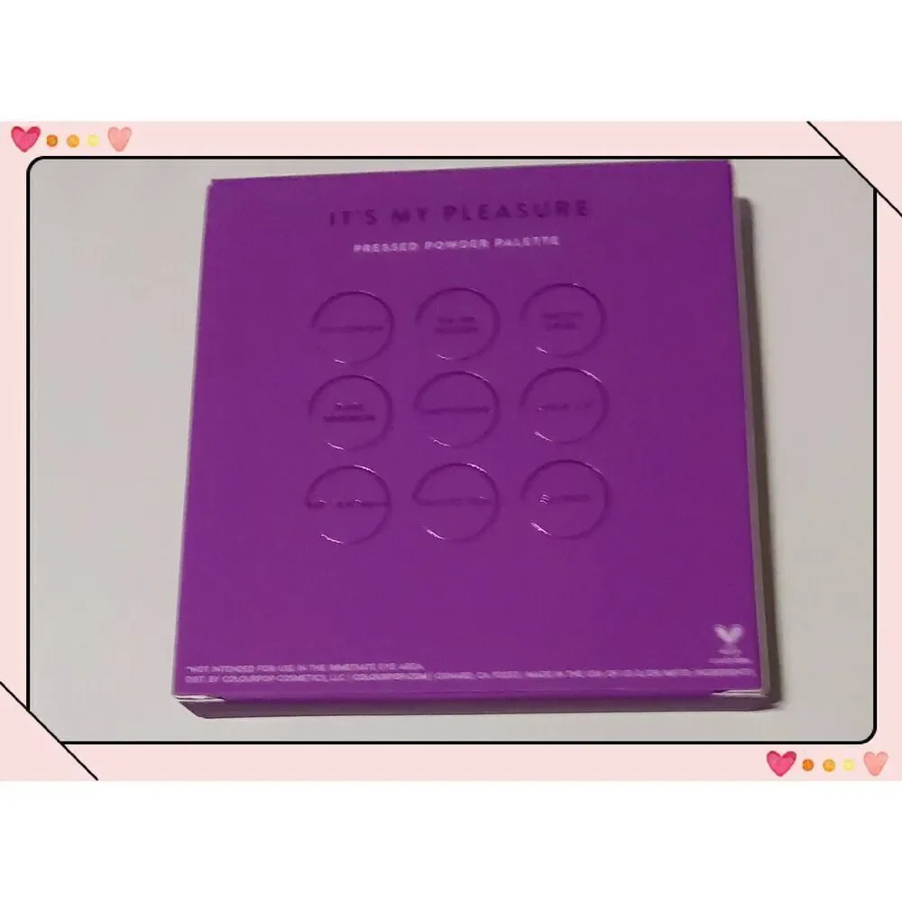 NIB~Colourpop It's My Pleasure Pressed Eyeshadow Pressed Palette